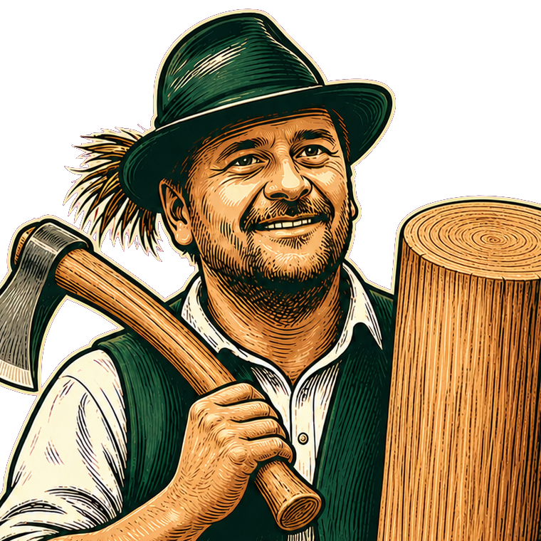 Herbert's Nagelstock – Holzknecht Logo